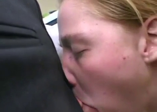 Slow-looking teen molested by her dad